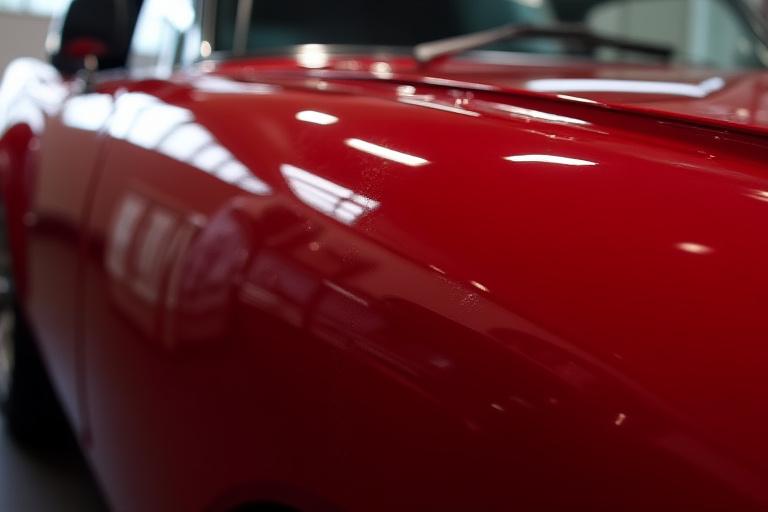 La stessa carrozzeria lucida e senza graffi dopo il trattamento