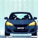 Icona di gocce d'acqua e schiuma per lavaggio