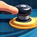 Icona di una lucidatrice orbitale